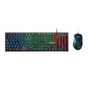 Kablolu RGB Oyuncu Klavye ve Mouse Seti - Siyah - 3