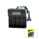 4 Yuvalı Li-ion Pil Şarj Cihazı 3000mA 4.2V (18650/26650/16340 Uyumlu) - 2