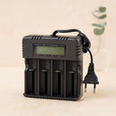 4 Yuvalı Li-ion Pil Şarj Cihazı 3000mA 4.2V (18650/26650/16340 Uyumlu) - 1