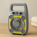 USB Şarjlı 2in1 Mini Fan ve Fener 10W – 2 Kademe, Su Geçirmez, Taşınabilir - 1