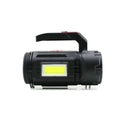 2in1 LED+COB Şarjlı El Feneri ve Projektör - USB/Type-C/Pil, 19 Parça Tamir Seti - 3