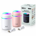 Mini USB Hava Nemlendirici 300ml - Işıklı Taşınabilir Aroma Difüzör - 2