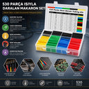 Makaron Kablo Tamir Seti 530 Parça Isıyla Daralan - 3