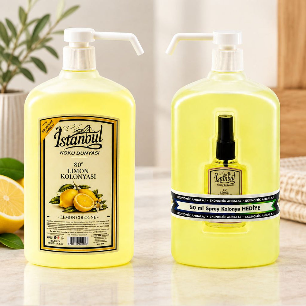 Limon Kokulu Pompalı Kolonya