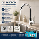 Krom Aç-Kapa Lavabo Bataryası KTX-2639 - 3