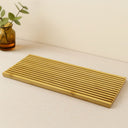 Çift Taraflı Ahşap Bambu Sunum Tepsisi 17x39 cm - 1