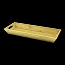 Bambu Ahşap Sunum Tepsisi 16x40x4 cm Çift Kulplu - 2