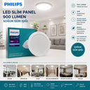 10W Yuvarlak Sıva Altı LED Slim Panel - 9000 Lumen - 2