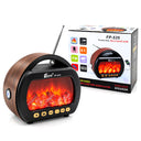 Fenerli Şömineli Bluetooth Radyo Hoparlör (AM/FM/SW, USB/Type-C, TF) - 2