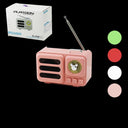 Bluetooth Işıklı USB Şarjlı Taşınabilir Hoparlör (TF Kart, Renkli Kasa) - 2