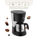 2in1 Filtre Kahve ve Çay Makinesi 1.2L Cam Hazneli - 2