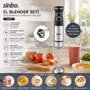 1500W Çubuk El Blender (Çelik Uçlu, DC Motorlu) - 3