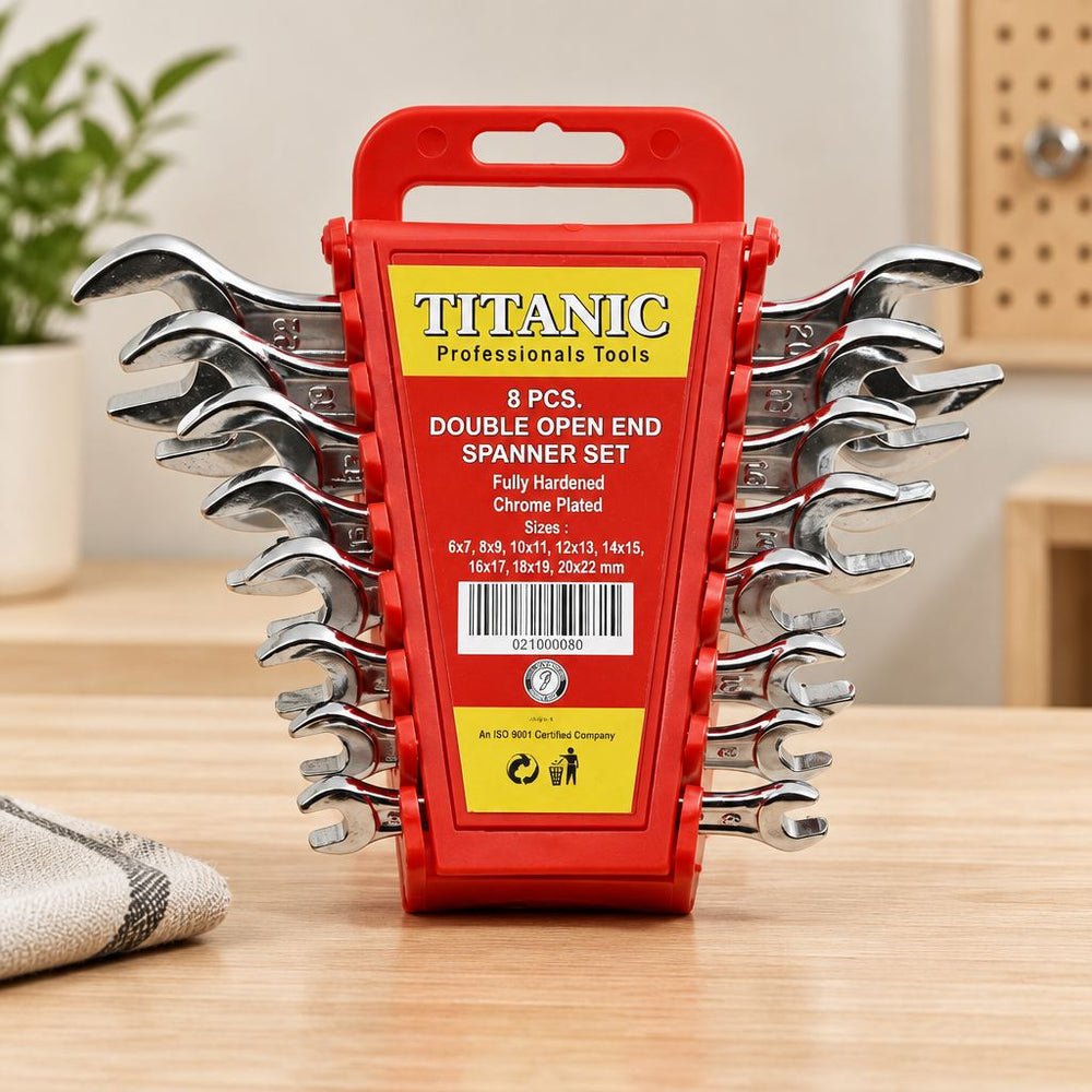 Ağzı Açık Anahtar Takımı 6-22mm Taşıma Aparatlı
