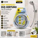 150 cm Metal Duş Hortumu 360° Döner - 2
