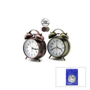 Çift Zilli Metal Masa Çalar Saat (10 cm) - 2