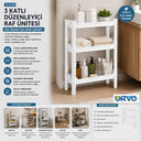 3 Katlı Sepet Organizer Raf Ünitesi 465x145x500 mm - 3