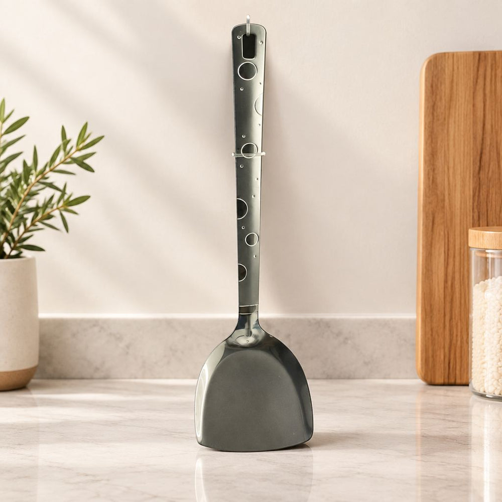 Çelik Spatula 36 cm Desenli