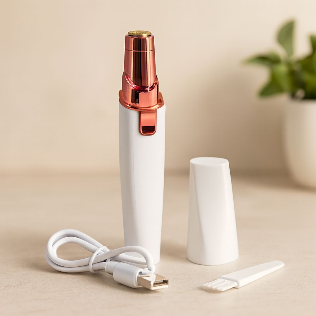 USB Şarjlı Kalem Tipi Tüy Temizleme Makinesi (Kaş/Burun/Yanak)