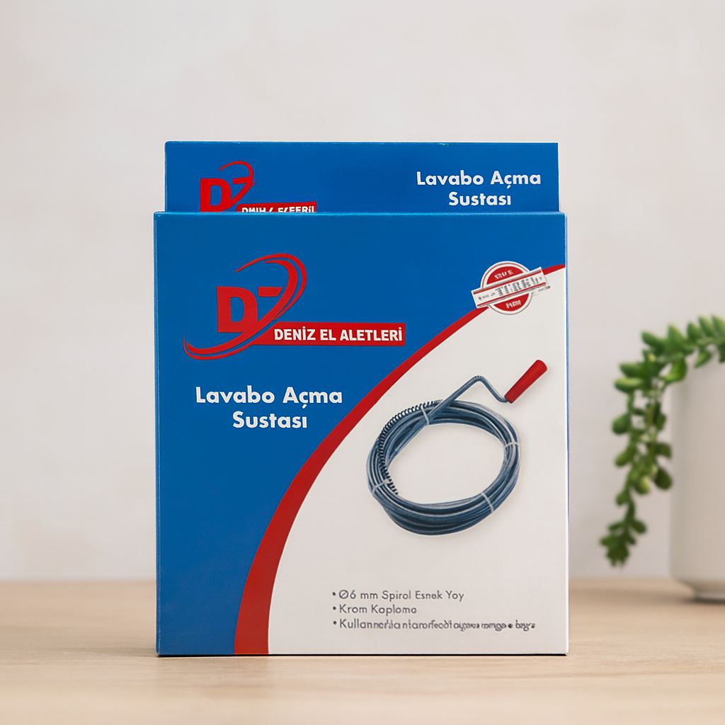 Spiral Esnek Yay Lavabo Gider Açıcı 5 m