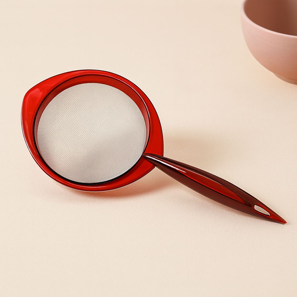 12 cm Plastik Kulplu Süzgeç