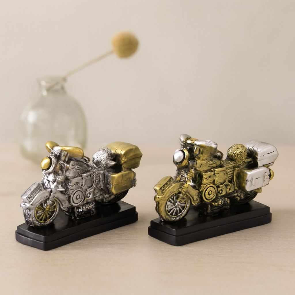 Vintage Motor Biblo Reçine 6.5x8 cm