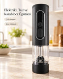 1. Led Ekranlı 900 Mah Bataryalı Şarj Edilebilir Tuz Ve Karabiber Öğütücü - 1