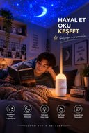 Çocuk Odası İçin Yıldızlı Gökyüzü Projeksiyon Gece Lambası - 3