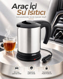 Uzun Yol Ve Seyahatlerde Kullanıma Uygun 12v Araç Çakmak Girişli Taşınabilir Su Isıtıcı - 1