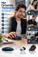 Ofis Ev Okul Kullanımına Uygun Şarjlı Kablosuz Mouse - 1