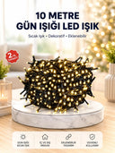 Uzun Ömürlü Led Teknolojili 10 Metre Şık Işıklı Süsleme Seti - 1