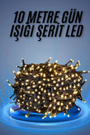 Led Işık Ağaç Süsleme Ampüllü Dekoratif Aydınlatma 10 Metre Gün Işığı - 1
