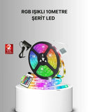 Uzaktan Kumandalı Rgb Smart Şerit Led Işık Esnek Ve Taşınabilir Dekorasyon - 1