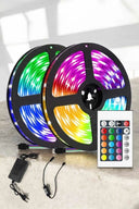 Yeni Nesil Rgb Işıklı 10metre Şerit Led Kumandalı Kullanım - 2