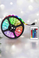 Yeni Nesil Rgb Işıklı 10metre Şerit Led Kumandalı Kullanım - 4