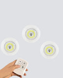 Kablosuz Gün Işığı 3’lü Led Spot Lamba Kumandalı - 3