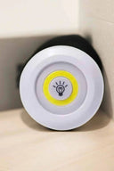 Spot Lamba Led Işık 3'lü Uzaktan Kumandalı Pilli Yapışkanlı Kablosuz - 3