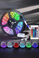 Led Işık 5 Metre Şerit Led Rgb Işıklı - 3