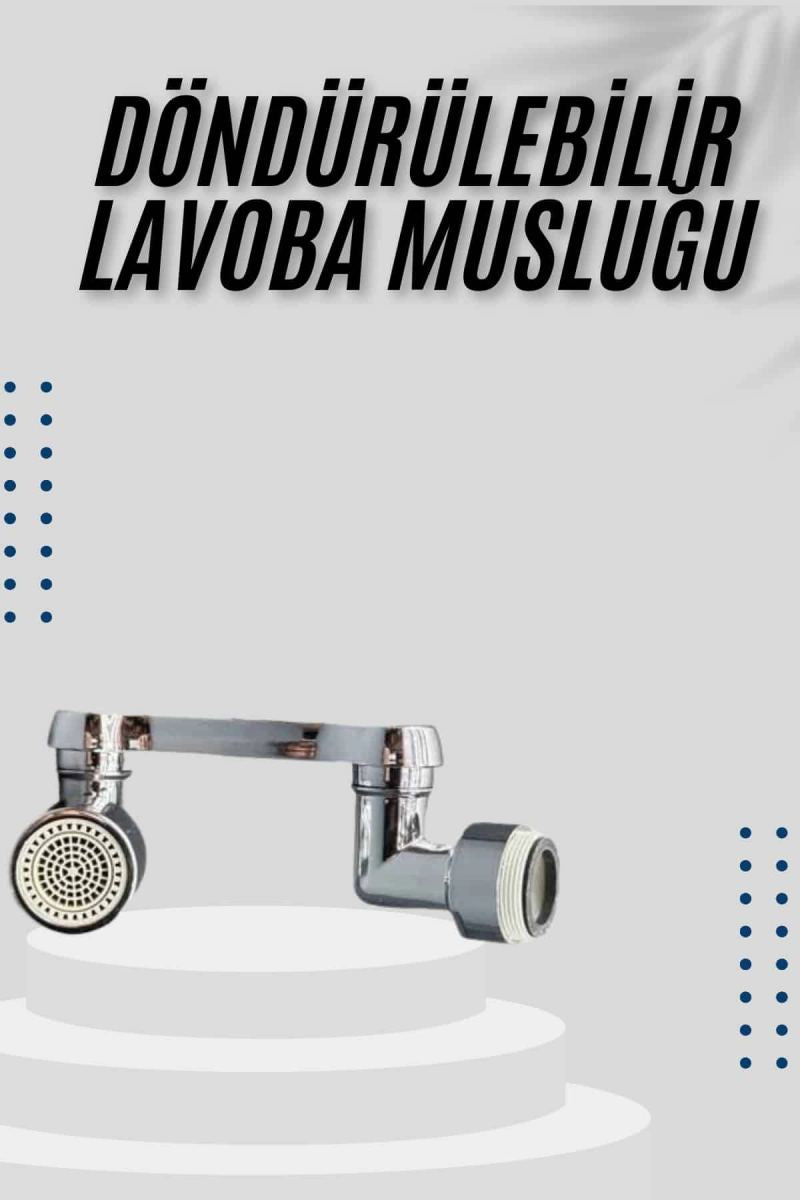Dönebilen Musluk Başlığı Akrobat Mutfak Banyo Musluk Ucu Başlığı Oynar Başlıklı