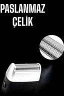 Tıraş Makinesi Islak Ve Kuru Kullanıma Uygun Kablosuz Taşınabilir - 4