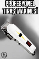Tıraş Makinesi Profesyonel Saç Ve Sakal Kesme Milim Ayarlı Dijital Göstergeli - 1