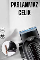Suya Dayanıklı Tıraş Makinesi Keskin Bıçaklı Dijital Göstergeli Şarjlı - 4