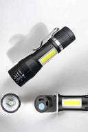 El Feneri Led Usb Şarjlı Zoom Mini Led Işık Acil Durum Feneri - 2