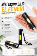 Işıldak El Feneri Kamp Lambası Mini Taşınabilir Acil Durum Lambası Fener Led Işık - 1
