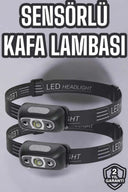 Kafa Lambası Kamp Lambası Led Işık Şarjlı Ayarlanabilir - 1
