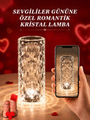 Sevgililer Günü İçin Hediye Kristal Lamba Sevgiliye Hediye Usb Şarjlı Gece Lambası (kopya) - 1