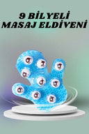 9 Bilyeli El Şeklinde Omuz Bacak Masaj Aleti Masaj Eldiveni Giyilebilir Plastik Vücut Sıkılaştırıcı - 1