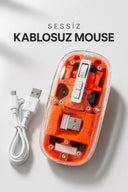 Kablosuz Mouse Fare 5.0 Bluetooth Bağlantılı Usb Girişli - 1