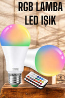 Rgb Led Lamba Led Işık Ampul Renk Değiştirebilen 100 Watt - 1