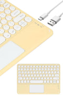 Touchpad Uyumlu Bluetooth Klavye Slim Kablosuz Wifi Q Klavye - 3