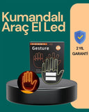 Kablosuz Kumandalı Led Jest Işığı – 3 Modlu Araba Arkası Mesaj Işığı, 203 Led İle Yüksek Parlaklık - 1